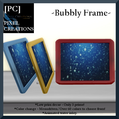 PIXEL CREATIONS - BUBBLY FRAME Blog